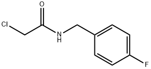 2-CHLORO-N-(4-FLUOROBENZYL)ACETAMIDE Struktur