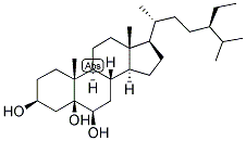 5ALPHA-CHOLESTAN24BETA-ETHYL-3BETA,5BETA,6BETA-TRIOL Struktur