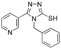 4-BENZYL-5-PYRIDIN-3-YL-4H-[1,2,4]TRIAZOLE-3-THIOL Struktur