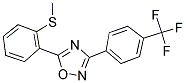 5-[2-(METHYLSULFANYL)PHENYL]-3-[4-(TRIFLUOROMETHYL)PHENYL]-1,2,4-OXADIAZOLE Struktur