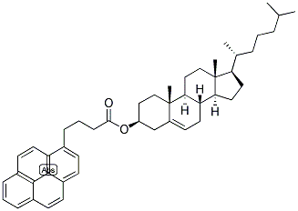 CHOLESTERYL 1-PYRENEBUTYRATE Struktur