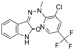 3-(1-(3-CHLORO-5-(TRIFLUOROMETHYL)(2-PYRIDYL))-1-METHYLHYDRAZIDYL)INDOLIN-2-ONE Structure