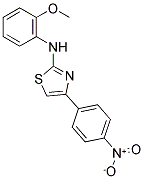 (2-METHOXY-PHENYL)-[4-(4-NITRO-PHENYL)-THIAZOL-2-YL]-AMINE Struktur