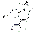 7-AMINOFLUNITRAZEPAM-(N-METHYL-D3) Struktur