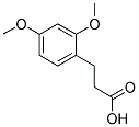 3-(2,4-DIMETHOXYPHENYL)PROPIONIC ACID Struktur