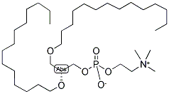 1,2-DI-O-TETRADECYL-SN-GLYCERO-3-PHOSPHATIDYLCHOLINE Struktur