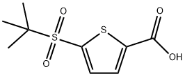 5-(2-METHYL-PROPANE-2-SULFONYL)-THIOPHENE-2-CARBOXYLIC ACID Structure