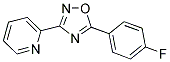 2-[5-(4-FLUOROPHENYL)-1,2,4-OXADIAZOL-3-YL]PYRIDINE Struktur