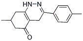 7-METHYL-3-(4-METHYLPHENYL)-1,4,6,7,8-PENTAHYDROCINNOLIN-5-ONE Struktur