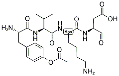 AC-TYR-VAL-LYS-ASP-ALDEHYDE Struktur