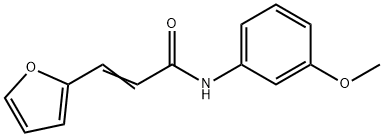 3-FURAN-2-YL-N-(3-METHOXY-PHENYL)-ACRYLAMIDE Struktur