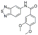 N-(2,1,3-BENZOTHIADIAZOL-5-YL)-3,4-DIMETHOXYBENZAMIDE Struktur