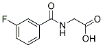 (3-FLUORO-BENZOYLAMINO)-ACETIC ACID Struktur