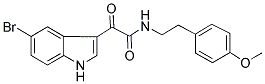 N1-(4-METHOXYPHENETHYL)-2-(5-BROMO-1H-INDOL-3-YL)-2-OXOACETAMIDE Struktur