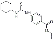 ETHYL 4-([(CYCLOHEXYLAMINO)CARBONOTHIOYL]AMINO)BENZOATE Struktur