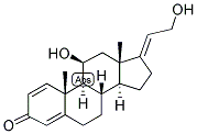 1,4,17(20)-PREGNATRIEN-11-BETA, 21-DIOL-3-ONE Struktur