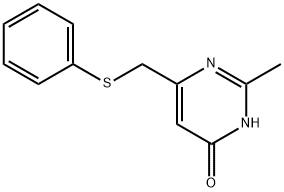 2-METHYL-6-[(PHENYLSULFANYL)METHYL]-4-PYRIMIDINOL Struktur