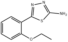 5-(2-ETHOXY-PHENYL)-[1,3,4]THIADIAZOL-2-YLAMINE Struktur