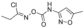 N-(([(5-METHYLISOXAZOL-3-YL)AMINO]CARBONYL)OXY)PROPANIMIDOYL CHLORIDE Struktur