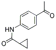 N-(4-ACETYLPHENYL)CYCLOPROPYLFORMAMIDE Struktur