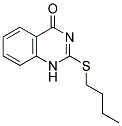 2-(BUTYLTHIO)QUINAZOLIN-4(1H)-ONE Struktur