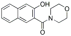 3-(MORPHOLIN-4-YLCARBONYL)-2-NAPHTHOL Struktur