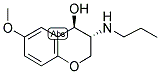 (-)-(3R,4R)-3-(PROPYLAMINO)-6-METHOXY-1-BENZOPYRAN-4-OL Struktur