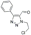 1-(2-CHLOROETHYL)-4-PHENYL-1H-1,2,3-TRIAZOLE-5-CARBALDEHYDE Struktur