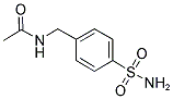 N-[4-(AMINOSULFONYL)BENZYL]ACETAMIDE Struktur