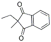 2-ETHYL-2-METHYL-INDAN-1,3-DIONE Struktur