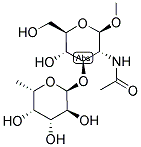 FUC1-A-3GLCNAC1-B-OME Struktur