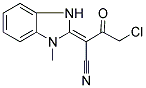 4-CHLORO-2-(1-METHYL-1,3-DIHYDRO-BENZOIMIDAZOL-2-YLIDENE)-3-OXO-BUTYRONITRILE Struktur