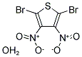 2,5-DIBROMO-3,4-DINITROTHIOPHENE HYDRATE Struktur