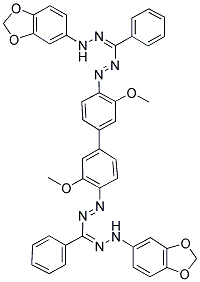 PIPERONYL TETRAZOLIUM BLUE DIFORMAZAN Struktur