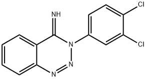 3-(3,4-DICHLOROPHENYL)-1,2,3-BENZOTRIAZIN-4(3H)-IMINE Struktur