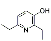 2,6-DIETHYL-4-METHYL-PYRIDIN-3-OL Struktur