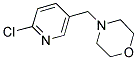 4-[(6-CHLORO-3-PYRIDINYL)METHYL]MORPHOLINE Struktur