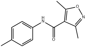 3,5-DIMETHYL-N-(4-METHYLPHENYL)-4-ISOXAZOLECARBOXAMIDE Struktur