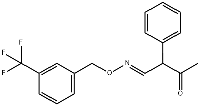 3-OXO-2-PHENYLBUTANAL O-[3-(TRIFLUOROMETHYL)BENZYL]OXIME Struktur