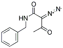 N-BENZYL-2-DIAZO-3-OXO-BUTYRAMIDE Struktur