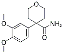 4-(3,4-DIMETHOXYPHENYL)TETRAHYDRO-2H-PYRAN-4-CARBOXAMIDE Struktur