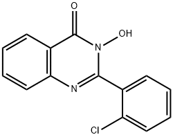 2-(2-CHLOROPHENYL)-3-HYDROXY-4(3H)-QUINAZOLINONE Struktur