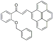 1-[2-(BENZYLOXY)PHENYL]-3-PYREN-4-YLPROP-2-EN-1-ONE Struktur