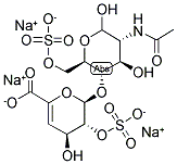 ALPHA-DELTAUA-2S-[1->4]-GLCNAC-6S Struktur