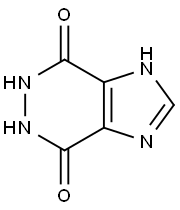 5,6-DIHYDRO-1H-IMIDAZO[4,5-D]PYRIDAZINE-4,7-DIONE Struktur