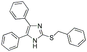 2-(BENZYLSULFANYL)-4,5-DIPHENYL-1H-IMIDAZOLE Struktur