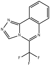 5-(TRIFLUOROMETHYL)[1,2,4]TRIAZOLO[4,3-C]QUINAZOLINE Struktur