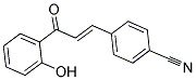 4-[3-(2-HYDROXYPHENYL)-3-OXOPROP-1-ENYL]BENZONITRILE Struktur