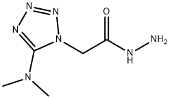 2-[5-(DIMETHYLAMINO)-1H-1,2,3,4-TETRAAZOL-1-YL]ACETOHYDRAZIDE Struktur