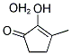 2-HYDROXY-3-METHYLCYCLOPENT-2-EN-1-ONE HYDRATE Struktur